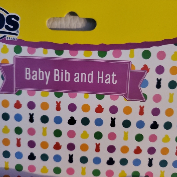 Peeps Baby Hat & Bib - Picture 2 of 3